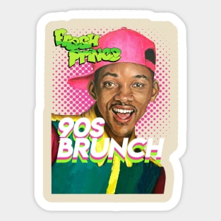 90s brunch Sticker